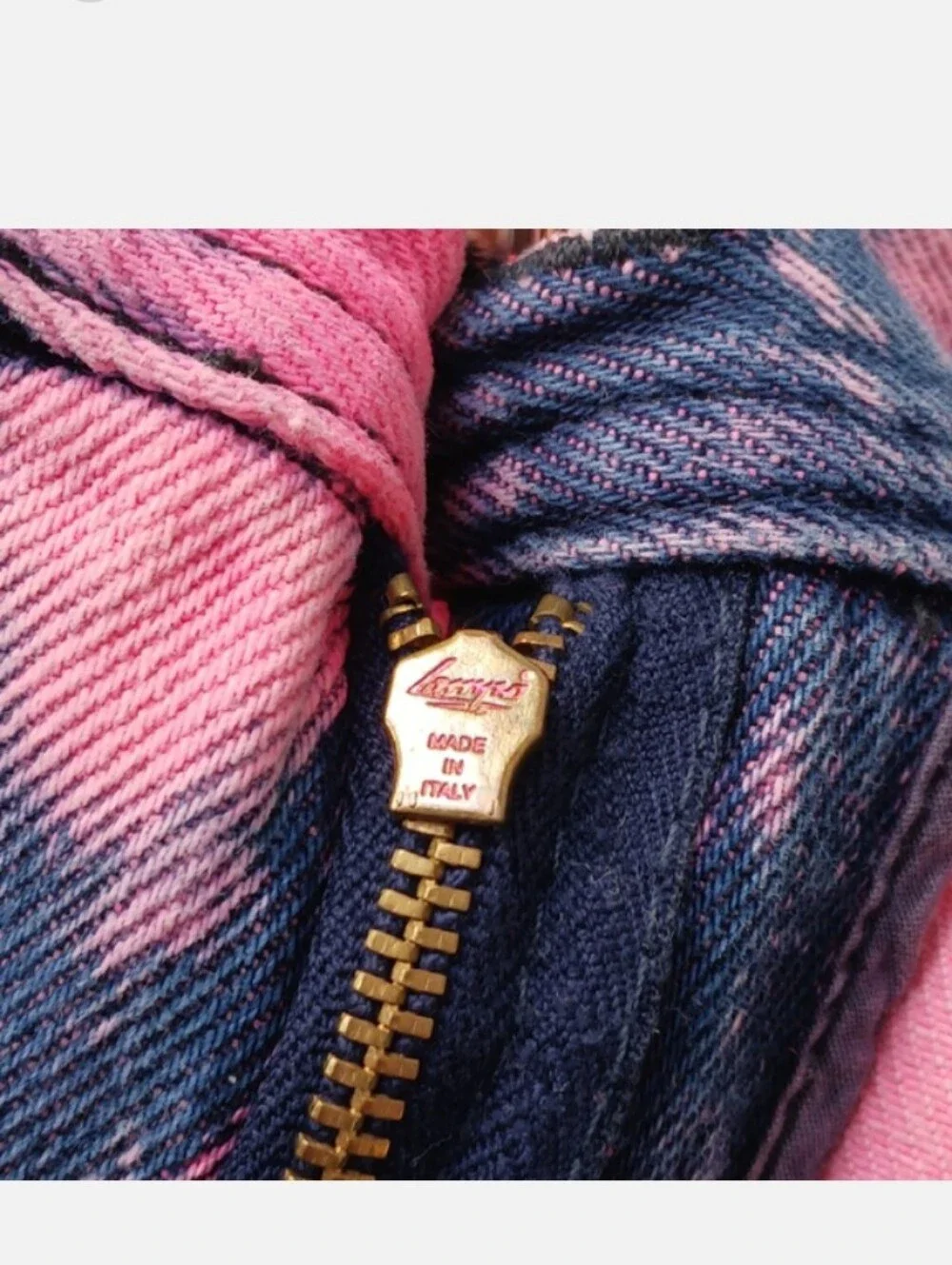 Versace Pink Denim Shorts Size 27